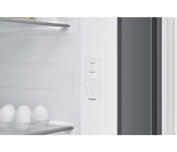 Lodówka Samsung RS70F65KETEO No Frost 178,4cm Szczotkowana Stal Dystrybutor Wody Kostkarka AI 640L - 1337810 - zdjęcie 9